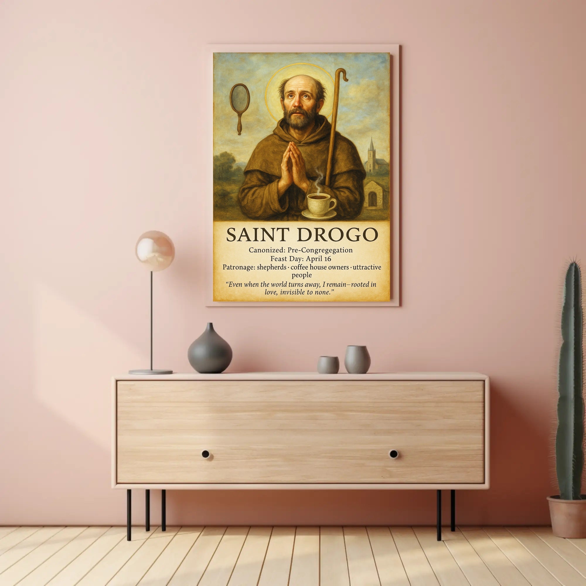 Saint Drogo Poster PosterGoat