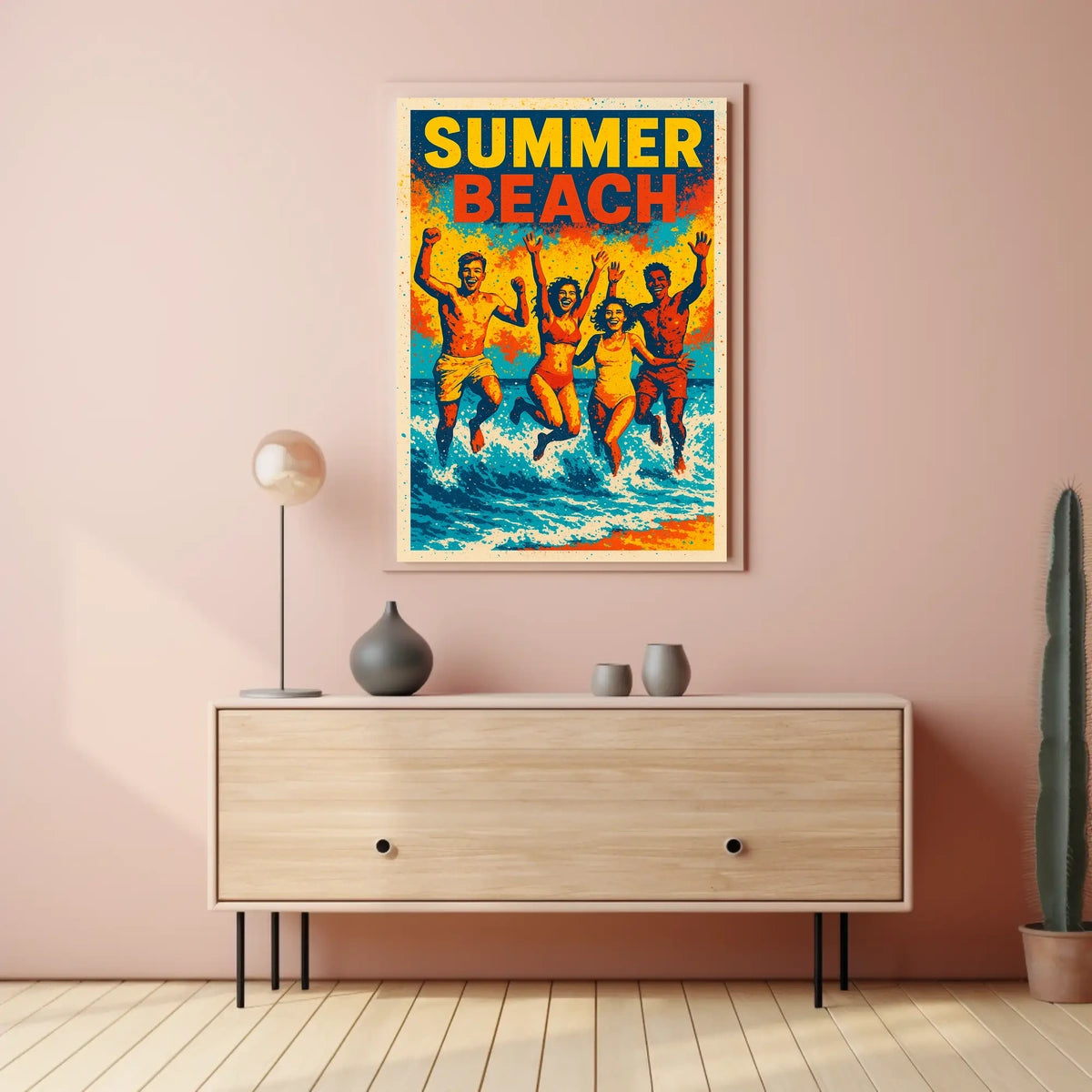 Summer Beach Vibes Poster