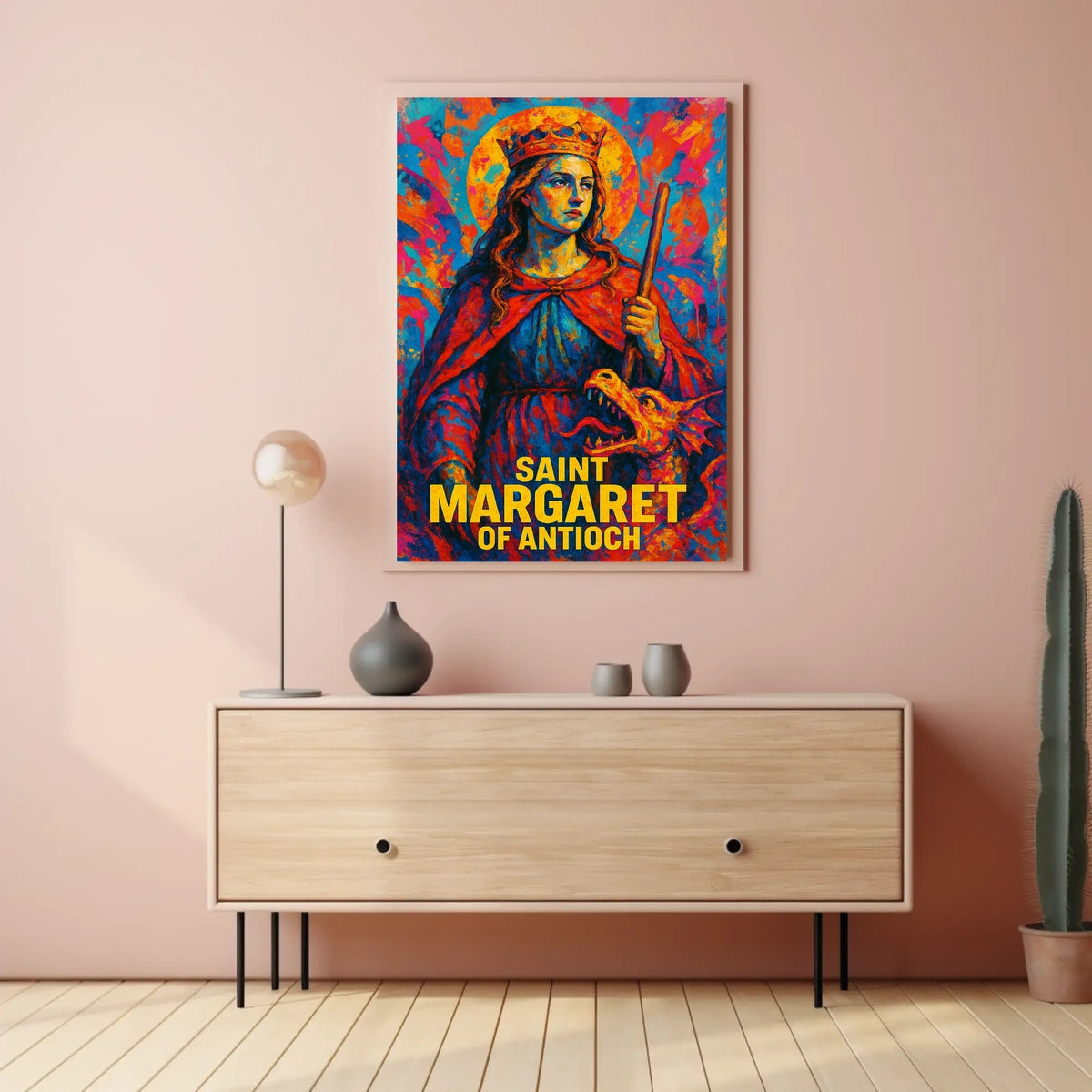 Saint Margaret Of Antioch Poster