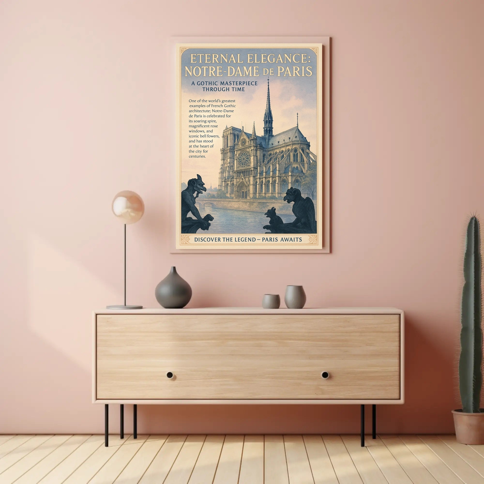 Eternal Elegance: Notre-Dame de Paris Poster PosterGoat
