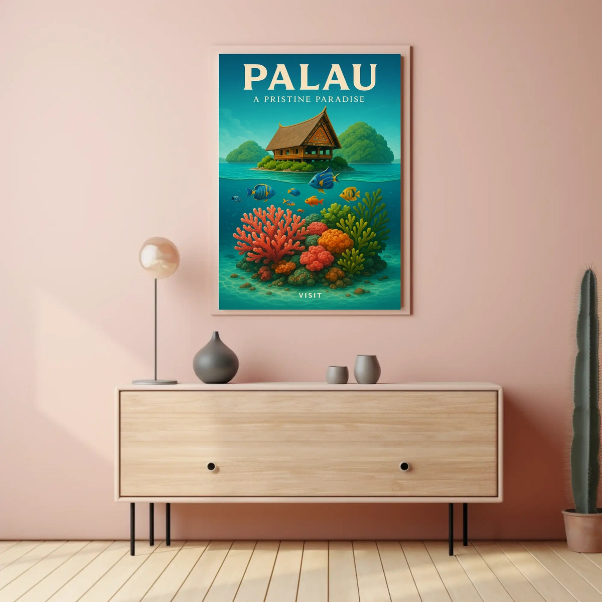 Palau A Pristine Paradise Poster