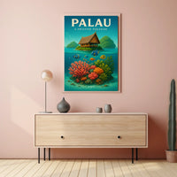 Palau A Pristine Paradise Poster