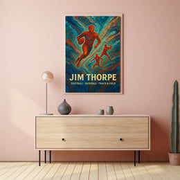 Jim Thorpe Athletic Legend Poster