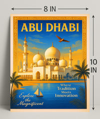 Discover Abu Dhabi Poster PosterGoat