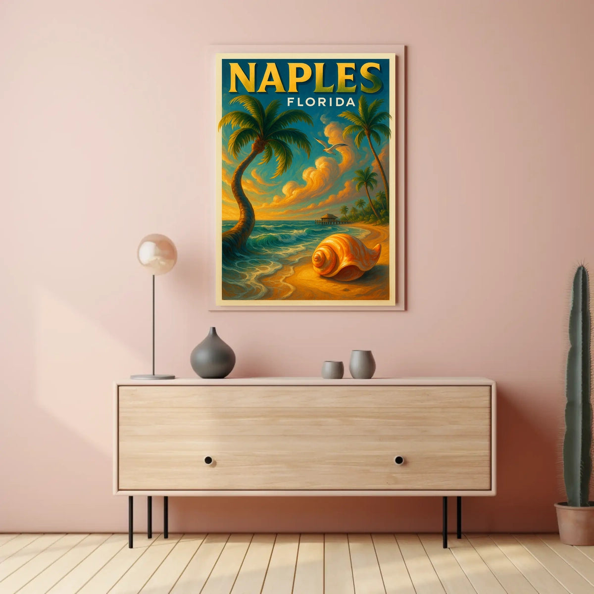 Naples, Florida Tropical Paradise Poster