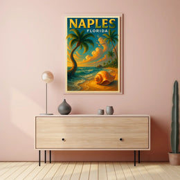 Naples, Florida Tropical Paradise Poster