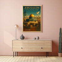 Jerusalem Where History Echoes Poster