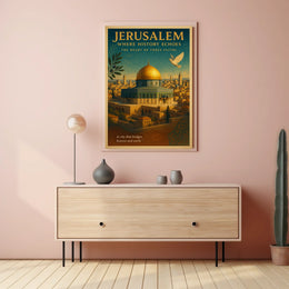 Jerusalem Where History Echoes Poster