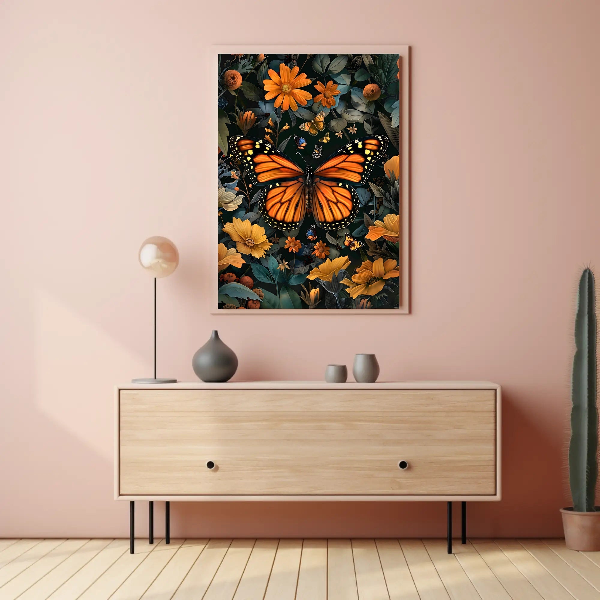 Vibrant Nature Symphony Wall Art Print