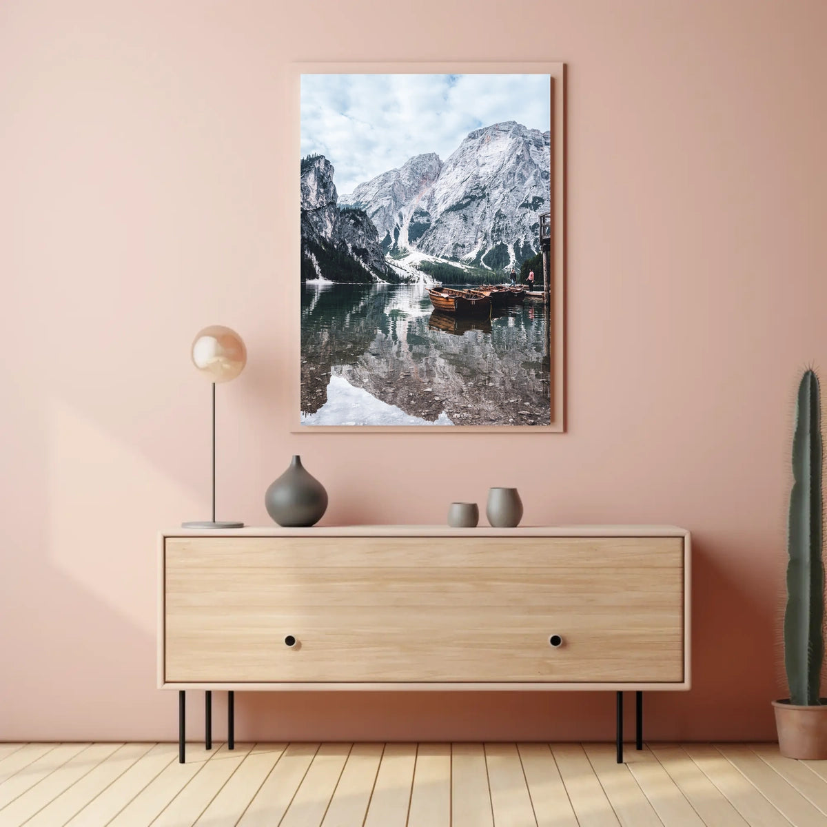 Serene Mountain Lake Poster