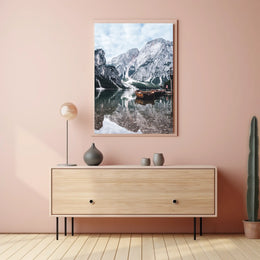 Serene Mountain Lake Poster