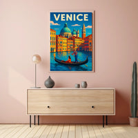 Venice A Vibrant Cityscape Poster