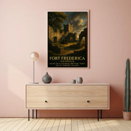 Fort Frederica Colonial Ruins Poster