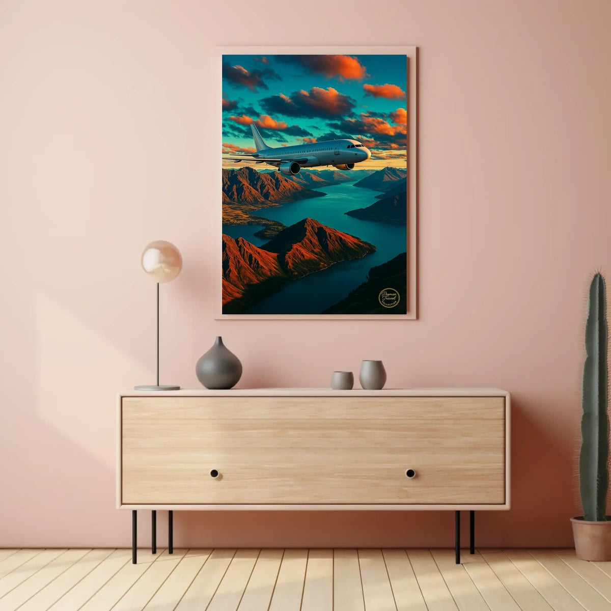 Soaring Over Majestic Landscapes Poster