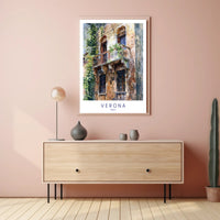 Verona Balcony Poster PosterGoat