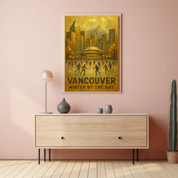 Vancouver Winter By The Bay Poster