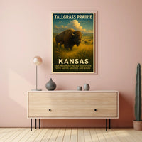 Tallgrass Prairie Of Kansas Poster