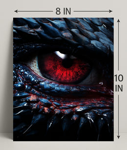 The DragonS Gaze Poster