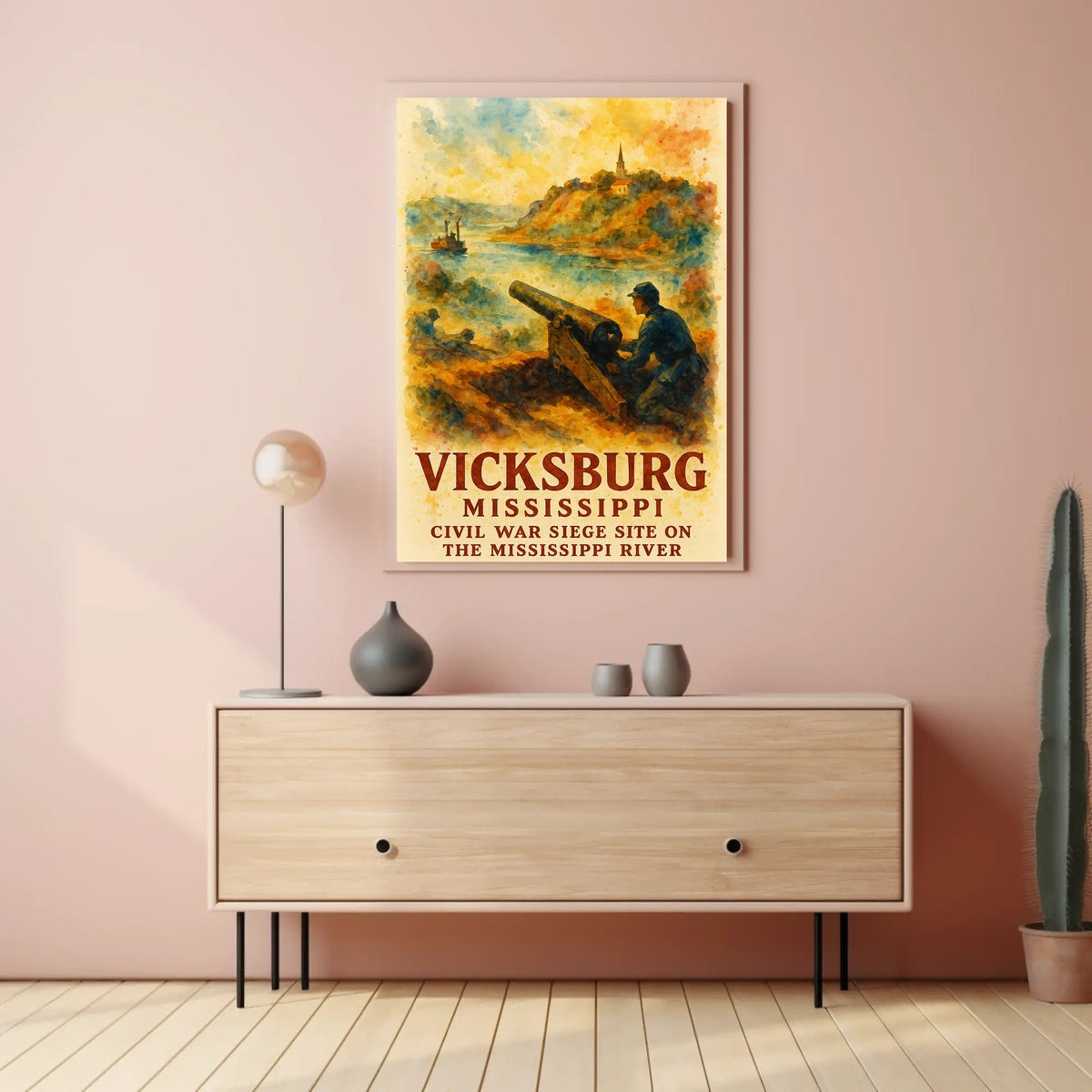 Vicksburg Civil War Siege Poster