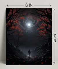 Moonlit Pathway Poster