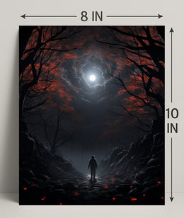 Moonlit Pathway Poster