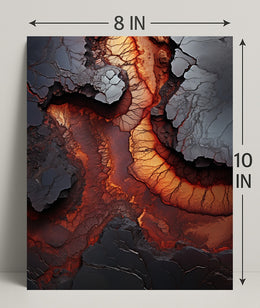 Molten Earth Poster
