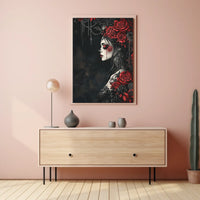 Gothic Romantic Aura Women's Art in Artistic or Pop Culture Poster