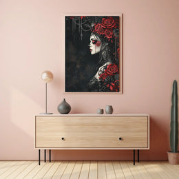 Gothic Romantic Aura Women's Art in Artistic or Pop Culture Poster
