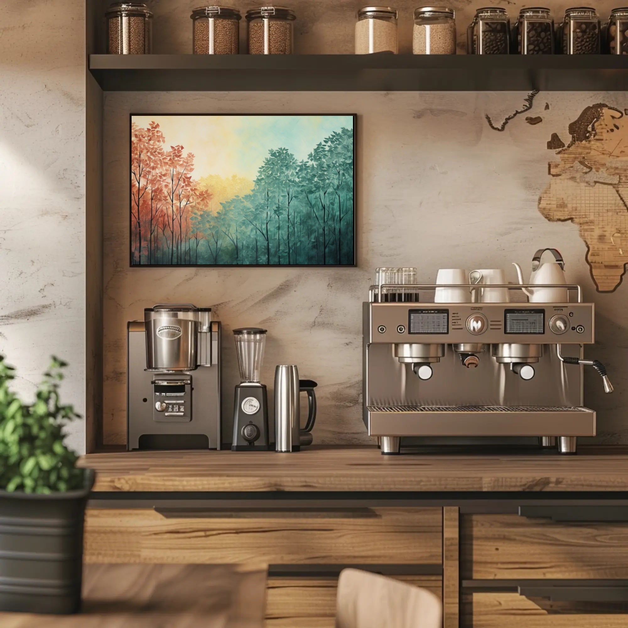 Autumn Meets Spring Poster