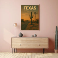Texas Landscape Poster