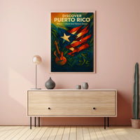 Discover Puerto Rico's Vibrant Culture and Nature Travel Poster