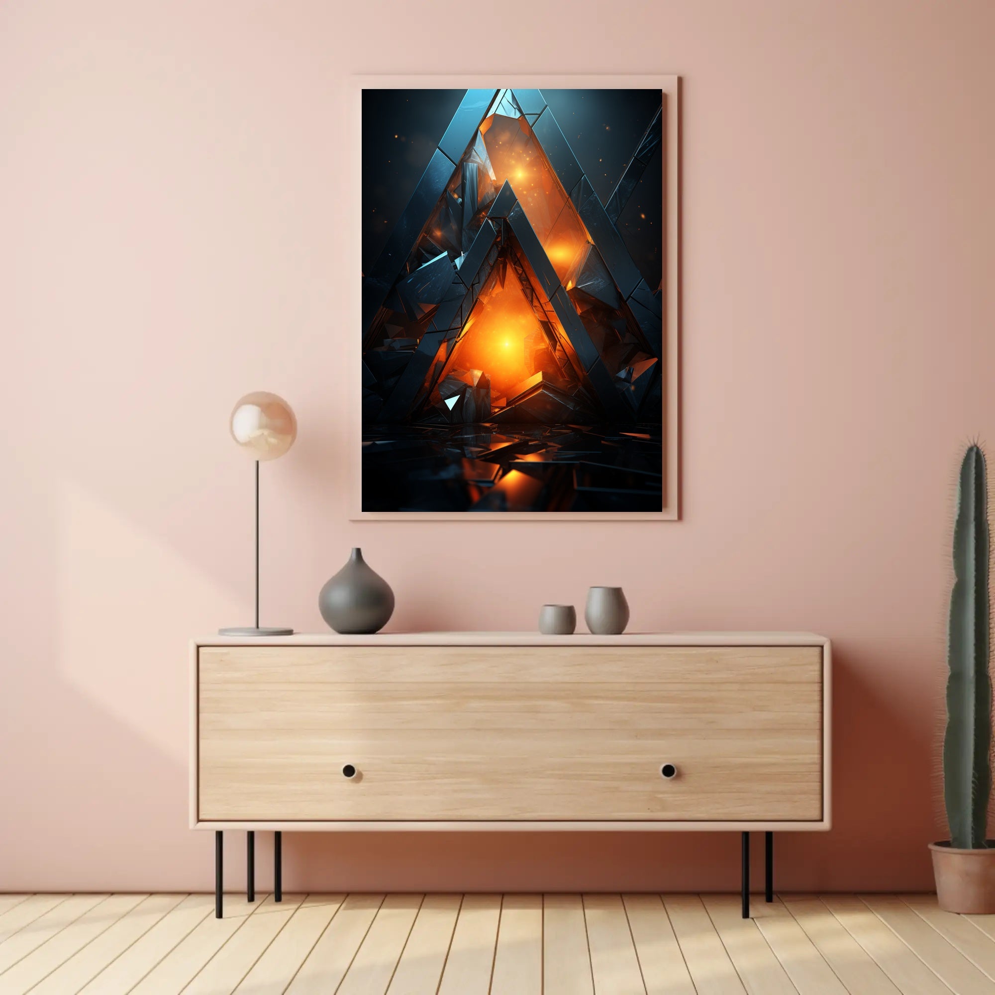 Geometric Inferno Poster
