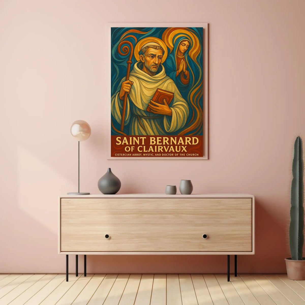 Saint Bernard of Clairvaux Poster
