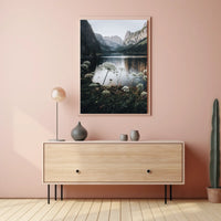 Serene Mountain Lake Poster