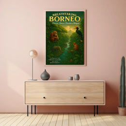 Breathtaking Borneo Poster