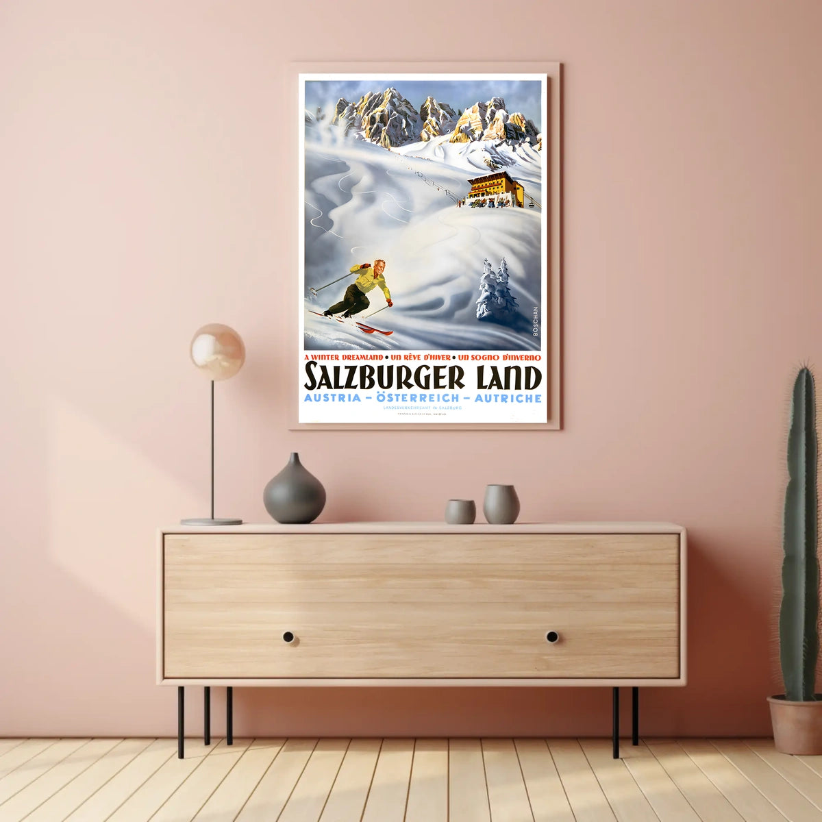 A Winter Dreamland In Salzburger Land Poster