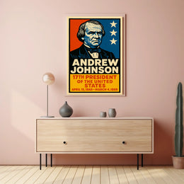 Andrew Johnson 17th President Poster