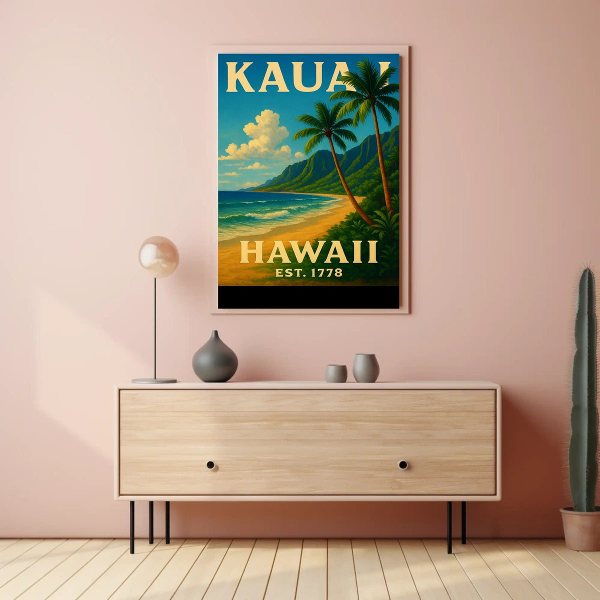 Kauai, Hawaii Est. 1778 Poster