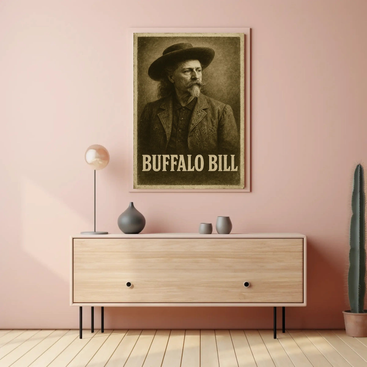 Buffalo Bill Iconic American Old West Cultural Heritage Poster