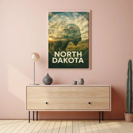 North Dakota Wilderness Poster