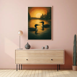 Serenity at Sunset Poster