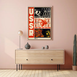 USSR – Country of 189 Peoples Poster PosterGoat