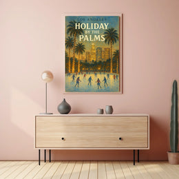 Holiday by the Palms Poster