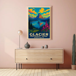 Glacier National Park Montana Poster