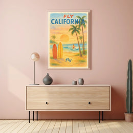 Fly California Poster