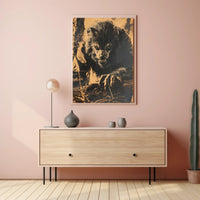The Ferocious Werewolf Art Print Poster Decor PosterGoat