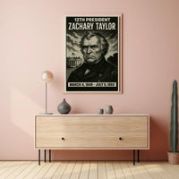 Zachary Taylor 12Th President Poster