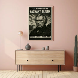 Zachary Taylor 12Th President Poster