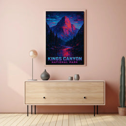 Kings Canyon National Park Epic Wanderlust Poster