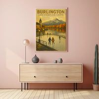 Burlington Lake Champlain Lights Poster